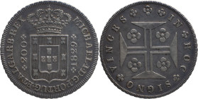 Portugal
 D. Miguel I (1828-1834) 
12 Vinténs (240 Reis) Ag 1829
A: MICHAEL . I . D . G . PORTUG . ET . ALGARB . REX
R: IN + HOC + SIGNO + VINCES
AG: ...