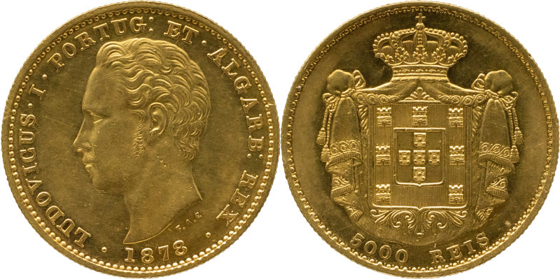 Portugal
 D. Luis I (1861-1889) 
5.000 Reis (Half Coroa) 1878, AU
A: LUDOVICUS ....