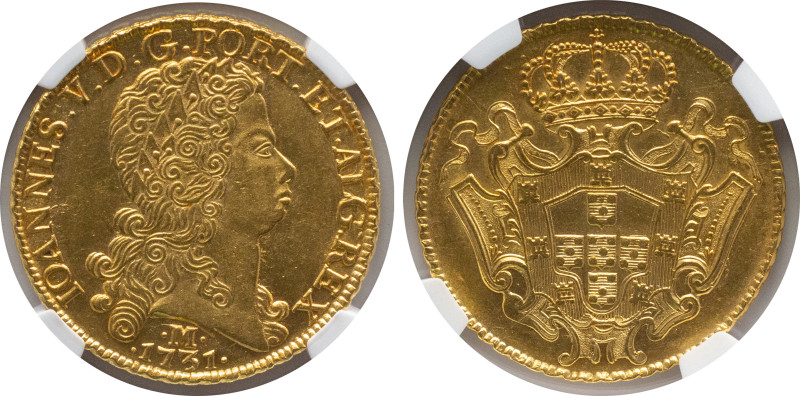 Portuguese Monarchy
D. João V (1706-1750)
Dobra - 8 Escudos 12.800 Reis 1731 M, ...