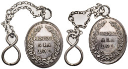 Médaille, Convention, insigne d'administrateur de département ou de district, Paris, 1792, AG 32 g. 53 mm par Maurisset
Ref : Hennin 361
Très Rare et ...