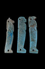ANCIENT EGYPTIAN FAIENCE SONS OF HORUS