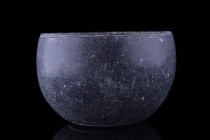 EGYPTIAN BLACK STONE CUP
