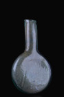 ANCIENT ROMAN GLASS AMPULLA
