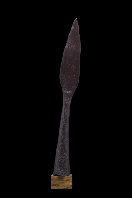 ANCIENT ROMAN IRON SPEARHEAD
Ca. 100-300 AD. A nicely preserved diamond-shaped ...