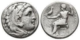 KINGS OF MACEDONIA, IN THE NAME OF ALEXANDER III THE GREAT, 336-323 BC, POSTHUMOUS ISSUE, AR DRACHM