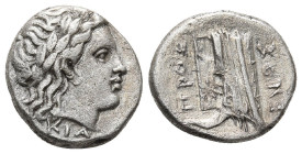 BITHYNIA, KIOS, CA. 350-300 BC, AR HEMIDRACHM