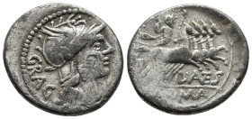 L. ANTESTIUS GRAGULUS, AR DENARIUS, ROME MINT, 136 BC.