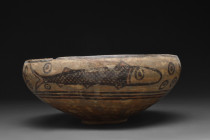 INDUS VALLEY POTTERY BOWL WITH FISH
