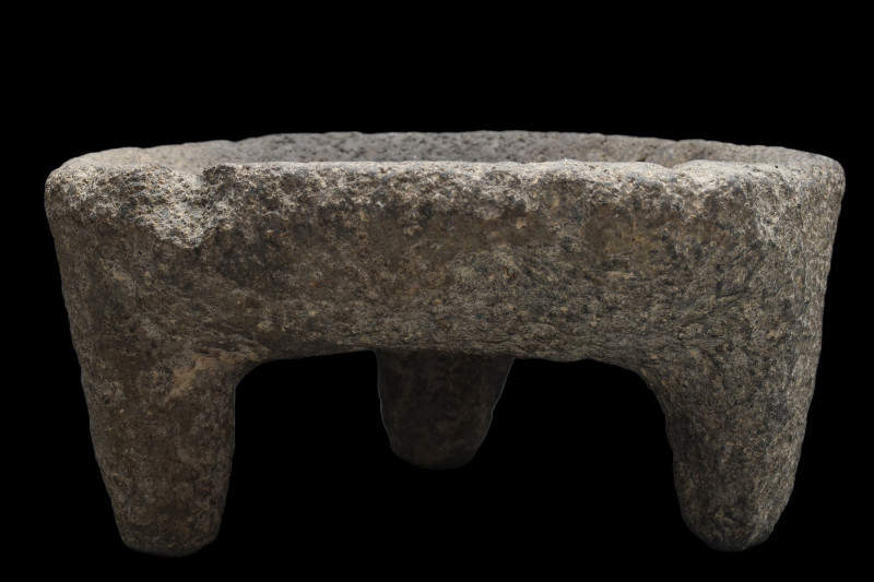 RARE EARLY BRONZE AGE TRANS-JORDAN STONE VESSEL
Ca. 3000 BC. A stone carved ves...