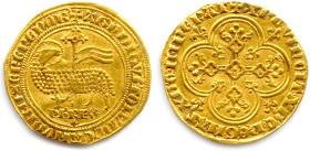 PHILIPPE V LE LONG 2e fils de Philippe IV et Jeanne de Navarre 
19 novembre 1316 - 3 janvier 1322
✠ AGN DI QVI TOLL PCCA MVDI MISERERE NOB. 
Agneau...