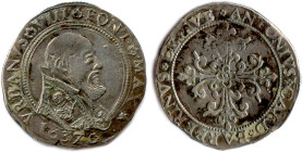 COMTAT-VENAISSIN - URBAN VIII Maffeo Barberini 1623-1644
Demi-franc d'argent. (6,27 g) ♦ Bd 965 (25 fr.) ; PA.4412 (96/9 var.) 
Rare. Très beau. 
...