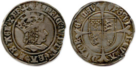 ANGLETERRE - HENRI VII TUDOR Fils de Edmond Tudor et Margaret Beaufort 1485-1509
Groat d'argent au portrait de profil non daté 1502-1505. (2,77 g) ♦ ...