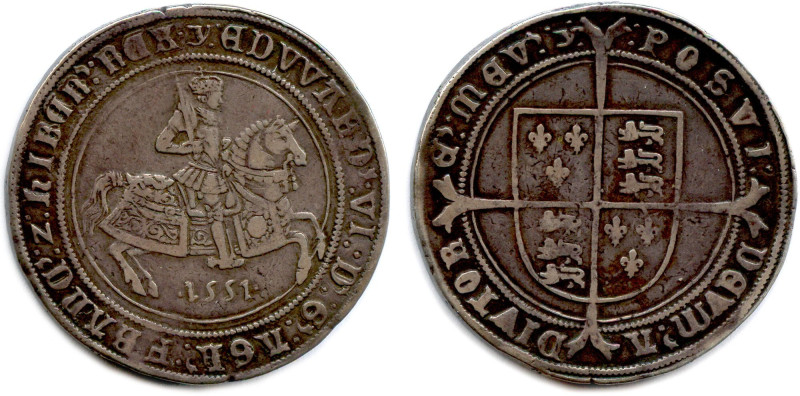 ANGLETERRE - ÉDOUARD VI Fils d’Henri VIII et sa 3e épouse Jeanne Seymour 1547-15...