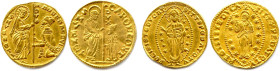 ITALIE - VENISE 
Deux monnaies d'or : 
Sequin d'Andrea Dandolo (1343-1354) et de Charles Contarini (1655-1656). Très beau et T.B. 

Estimate: EUR ...