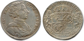 SUÈDE - CHARLES XII 1697-1718
Riksdaler d'argent 1713 Stockholm. (30,03 g) ♦ Dav 1715 
Très beau. 

Estimate: EUR 600 - 650
