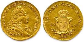 SUÈDE - FRÉDÉRIC Ier 1720-1751
Ducat d'or 1744 Stockholm. (3,47 g) ♦ Fr 64 
Très rare. Superbe. 

Estimate: EUR 1000 - 1200