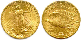 ÉTATS-UNIS D'AMÉRIQUE 
20 Dollars or (statue de la Liberté) 1911 Philadelphie. (33,48 g) 
Superbe. 

Estimate: EUR 1400 - 1600