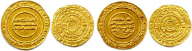 LES FATIMIDES
Deux monnaies d'or fatimide du Xe-XIe siècles :
Dinar de Al-Mustansir (1036-1094) et Al-Muʿizz li-Dīn Allāh (953-975),
Très beaux.
...