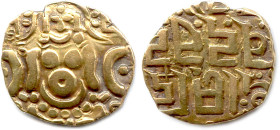 LES GHORIDES Inde 
Dinar d'or de Muhammad (1193-1206) Delhi. (4,16 g)
T.B. 

Estimate: EUR 300 - 350