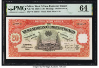 British West Africa West African Currency Board 20 Shillings 25.10.1946 Pick 8b PMG Choice Uncirculated 64. 

HID09801242017

© 2022 Heritage Auctions...