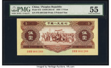 China People's Bank of China 5 Yuan 1956 Pick 872 S/M#C283-43 PMG About Uncirculated 55. 

HID09801242017

© 2022 Heritage Auctions | All Rights Reser...