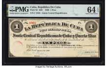 Cuba Republica de Cuba 1 Peso 17.8.1869 Pick 61 PMG Choice Uncirculated 64 EPQ. 

HID09801242017

© 2022 Heritage Auctions | All Rights Reserved