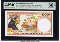 French Pacific Territories Institut d'Emission d'Outre Mer 10,000 Francs ND (1985) Pick 4a PMG Gem Uncirculated 66 EPQ. 

HID09801242017

© 2022 Herit...