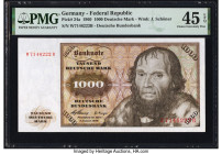 Germany Federal Republic Deutsche Bundesbank 1000 Deutsche Mark 2.1.1960 Pick 24a PMG Choice Extremely Fine 45 EPQ. 

HID09801242017

© 2022 Heritage ...
