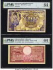 Indonesia Republik Indonesia 100 New Rupiah; 50 Rupiah 1949; ND (1957) Pick 35Gr; 50 Remainder/Issued PMG Choice Uncirculated 64 (2). 

HID09801242017...