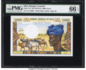 Mali Banque Centrale du Mali 5000 Francs ND (1972-84) Pick 14c PMG Gem Uncirculated 66 EPQ. 

HID09801242017

© 2022 Heritage Auctions | All Rights Re...