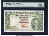 New Zealand Reserve Bank of New Zealand 10 Pounds ND (1960-67) Pick 161d PMG Gem Uncirculated 66 EPQ. 

HID09801242017

© 2022 Heritage Auctions | All...