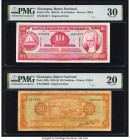 Nicaragua Banco Nacional 10; 20 Cordobas 1954 Pick 101a; 102a Two Examples PMG Very Fine 30; Very Fine 20. 

HID09801242017

© 2022 Heritage Auctions ...