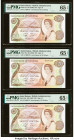 Saint Helena Government of St. Helena 20 Pounds ND (1986) Pick 10a Five Consecutive Examples PMG Gem Uncirculated 65 EPQ (5). 

HID09801242017

© 2022...