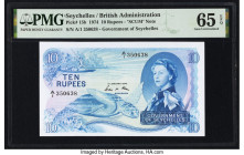 Seychelles Government of Seychelles 10 Rupees 1.1.1974 Pick 15b PMG Gem Uncirculated 65 EPQ. 

HID09801242017

© 2022 Heritage Auctions | All Rights R...