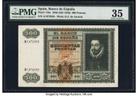 Spain Banco de Espana 500 Pesetas 9.1.1940 (ND 1945) Pick 119a PMG Choice Very Fine 35. 

HID09801242017

© 2022 Heritage Auctions | All Rights Reserv...