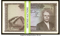 Tunisia Banque Centrale 5 Dinars ND (ca. 1958) Pick 59 Twenty-Five Examples Fine-Very Fine. Pinholes, stains and annotations are present. 

HID0980124...