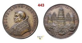 GIULIO II (1503-1513) Medaglia di restituzione ad opera di Girolamo Paladino s.d. (XVII Secolo) Modesti 220 Ae mm 41 SPL