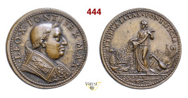LEONE X (1513-1521) Medaglia di restituzione ad opera di artista anonimo s.d. (XVII Secolo) Modesti 181 Ae mm 33 SPL