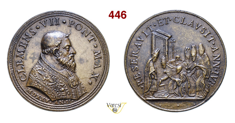 CLEMENTE VII (1523-1534) Medaglia di restituzione ad opera di Girolamo Paladino ...