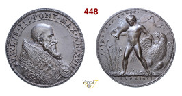 PAOLO III (1534-1549) A. XVI (Conio del XVII Secolo) Modesti 310 (nota a pag. 113) Ae mm 40 SPL÷FDC