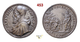 PAOLO IIII (1555-1559) s.d. (Conio Mazio del XIX Secolo) Modesti 469 (RRR) Ae mm 34 SPL÷FDC