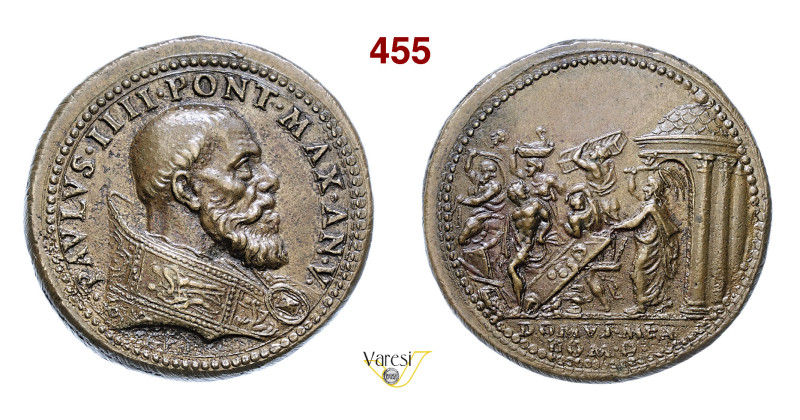 PAOLO IIII (1555-1559) A. V (Coniazione del XVIII Secolo) Modesti 483 Ae mm 26 S...