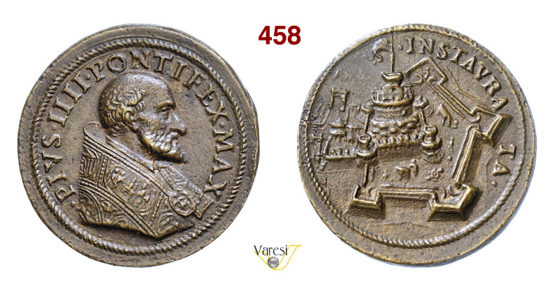 PIO IIII (1559-1565) s.d. (Conio Hamerani del XVIII Secolo) Modesti 525 Ae mm 32...