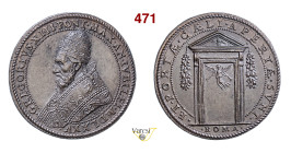 GREGORIO XIII (1572-1585) 1575 (Conio Mazio del XIX Secolo) Modesti 713 Ae mm 31 SPL