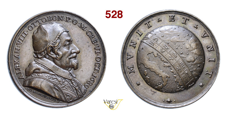 ALESSANDRO VIII (1689-1691) 1689 Miselli 255 Ae mm 37 SPL