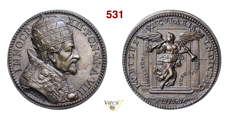 INNOCENZO XII (1691-1700) A. VIII, 1699 (Conio Mazio ?) Miselli 331 Ae mm 37 SPL...