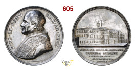 PIO IX (1846-1878) A. XVIII, 1863 Ag mm 44 BB