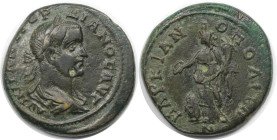 Römische Münzen, MÜNZEN DER RÖMISCHEN KAISERZEIT. Moesia Inferior, Marcianopolis. Gordianus III. Ae 27, 238-244 n. Chr. (12.10 g. 26 mm) Vs.: AVT K M ...