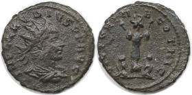 Römische Münzen, MÜNZEN DER RÖMISCHEN KAISERZEIT. Claudius II. Gothicus. Antoninianus 268-270 n. Chr. (3.32 g. 20 mm) Vs.: IMP CLAVDIVS PF AVG, Büste ...