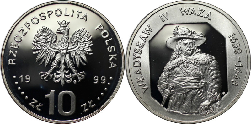 Europäische Münzen und Medaillen, Polen / Poland. Ladislaus IV. Wasa. 10 Zlotych...